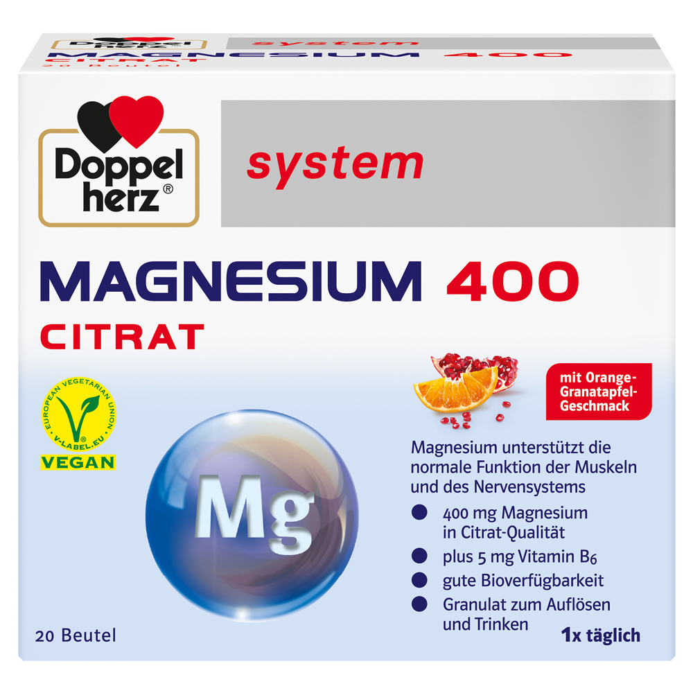 Doppelherz system Magnesium 400 Citrat Trinkgr.