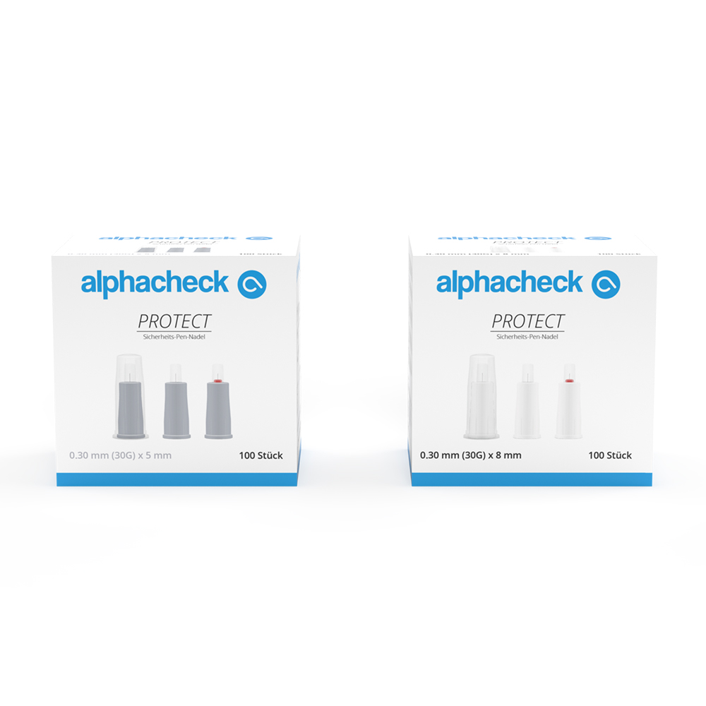 alphacheck PROTECT Sicherheits-Pen-Nadeln