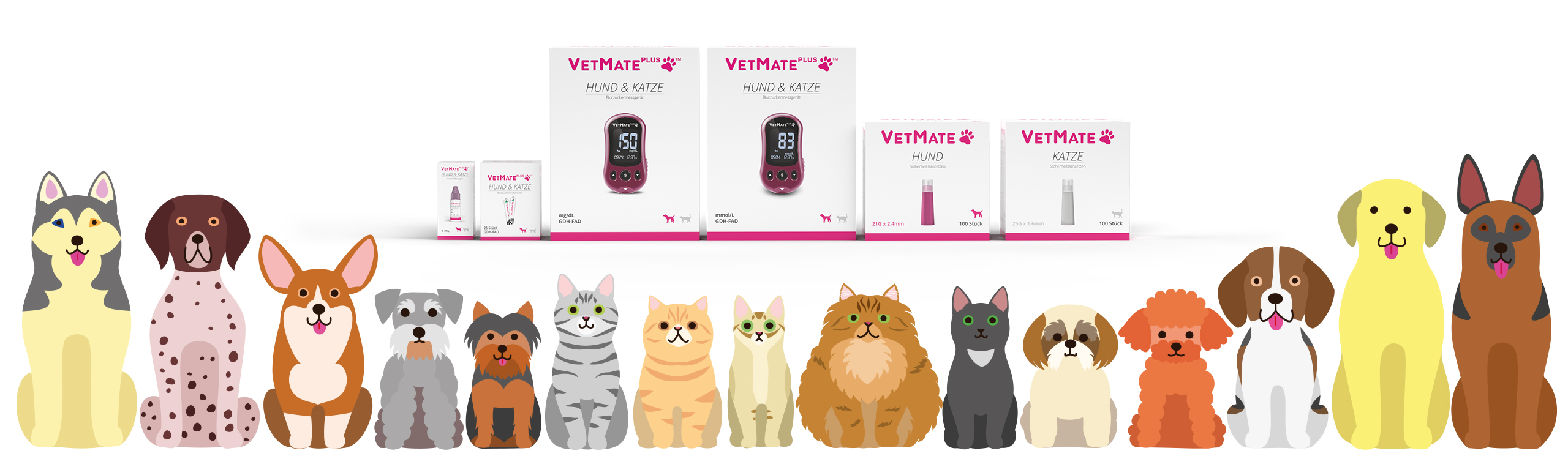  alphacheck -Diabetes Hilfsmittel mit Konzept- VetMate PLUS - Berger Med GmbH