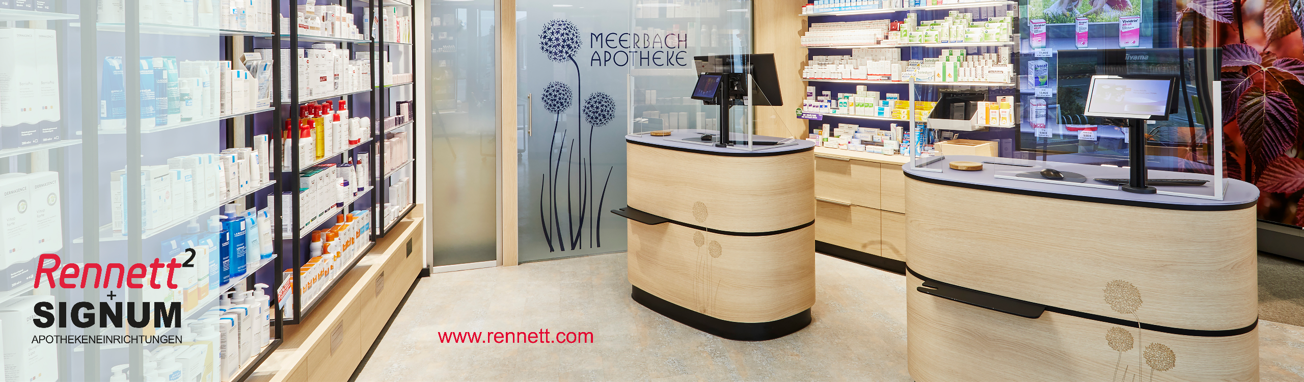 Rennett² + SIGNUM Apothekeneinrichtungen