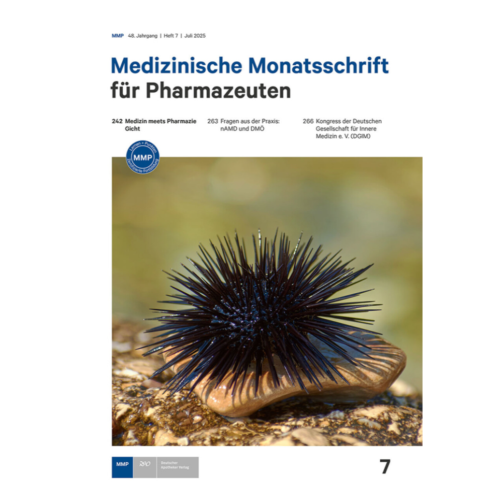 Medizinische Monatsschrift für Pharmazeuten Medizinische Monatsschrift für Pharmazeuten